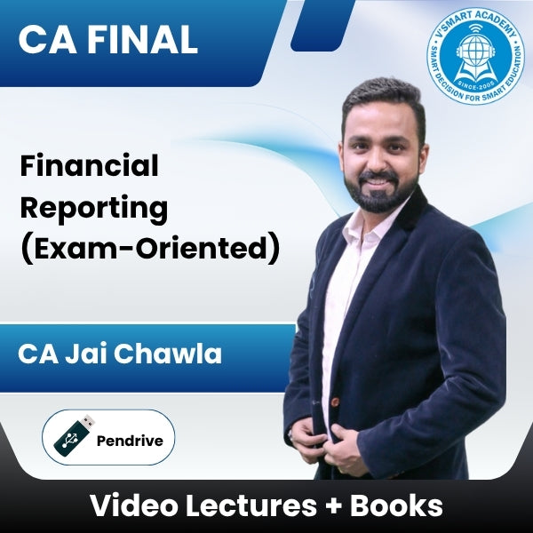 CA Final Financial Reporting (Exam-Oriented) Video Lectures by CA Jai Chawla (Pendrive)