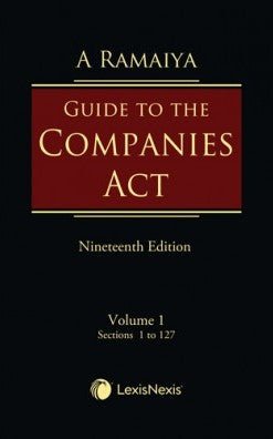 Guide to the Companies Act, 2013 - Books By LexisNexis