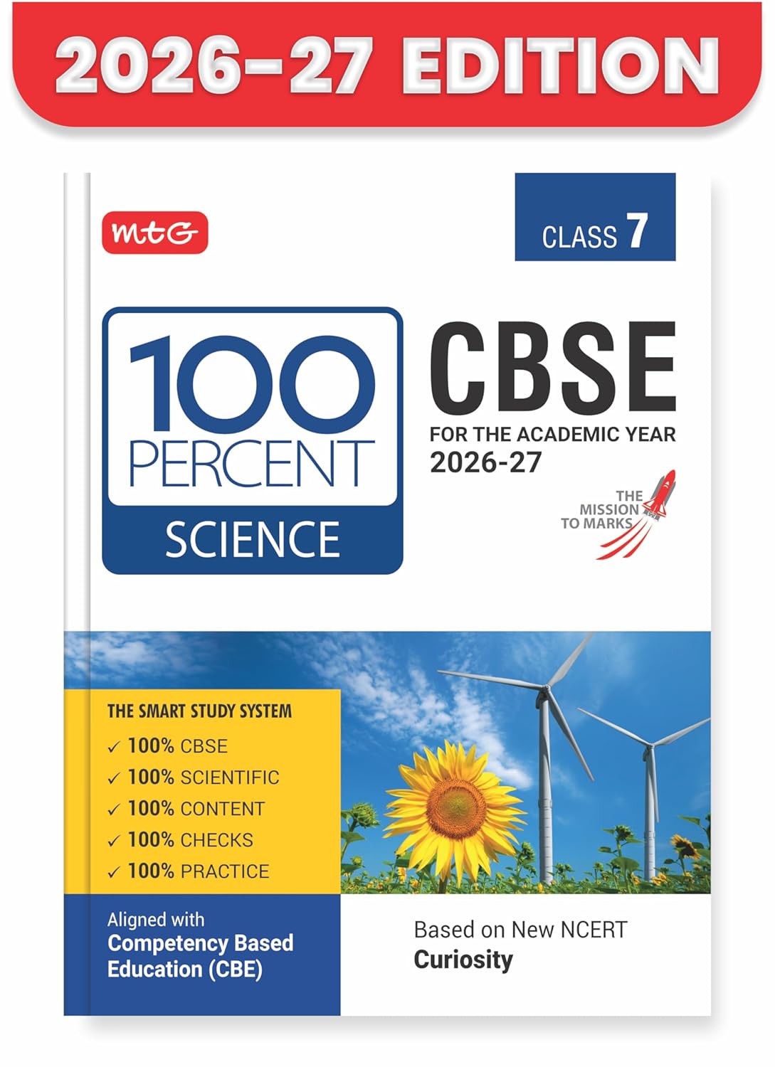 100 Percent NCERT & CBSE Science Class 7  - Book By MTG Learning
