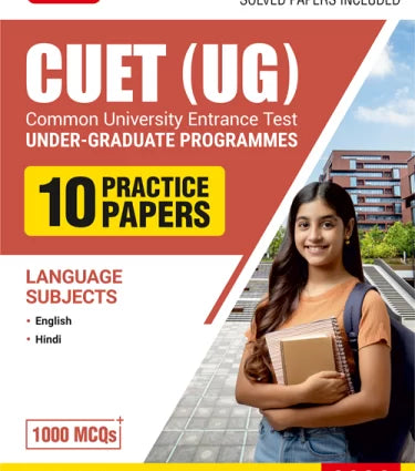 NTA CUET (UG) 10 Practice Test Papers English and Hindi Language (Section-1) By MTG Learning