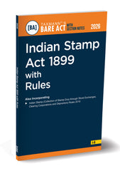Indian Stamp Act 1899 with Rules (Bare Act with Section Notes) - Book By Taxmann