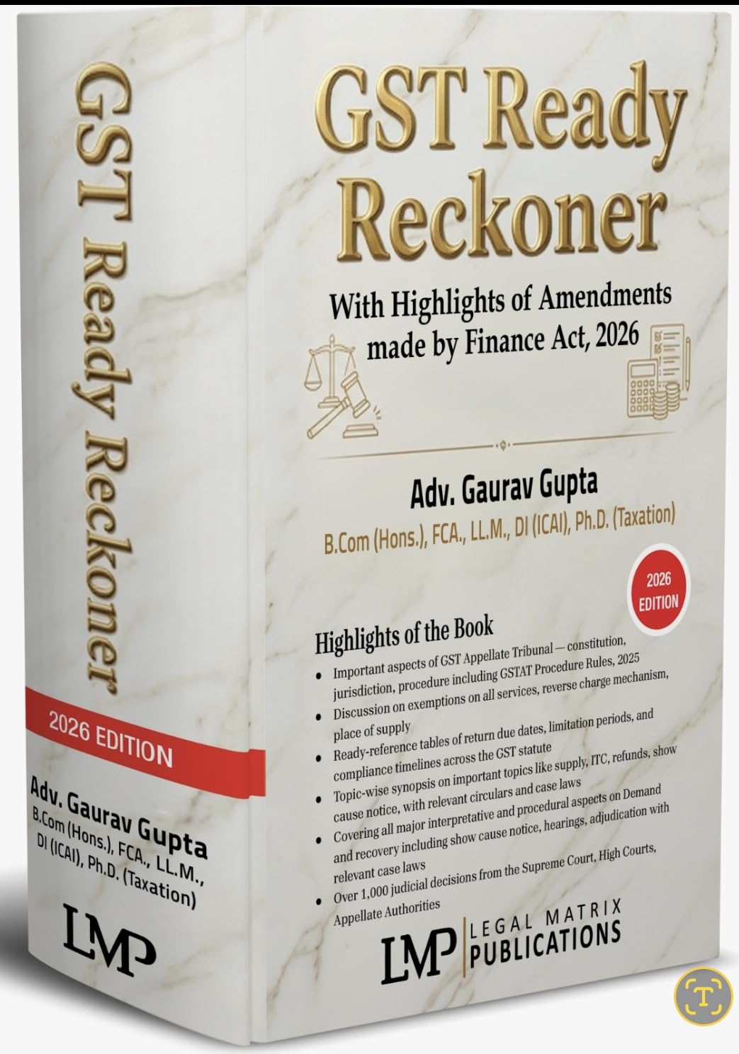 LMP's GST Ready Reckoner - Book By Adv. Gaurav Gupta