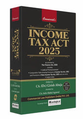 Commercial's Income Tax Act 2025 Book By Dr. Girish Ahuja