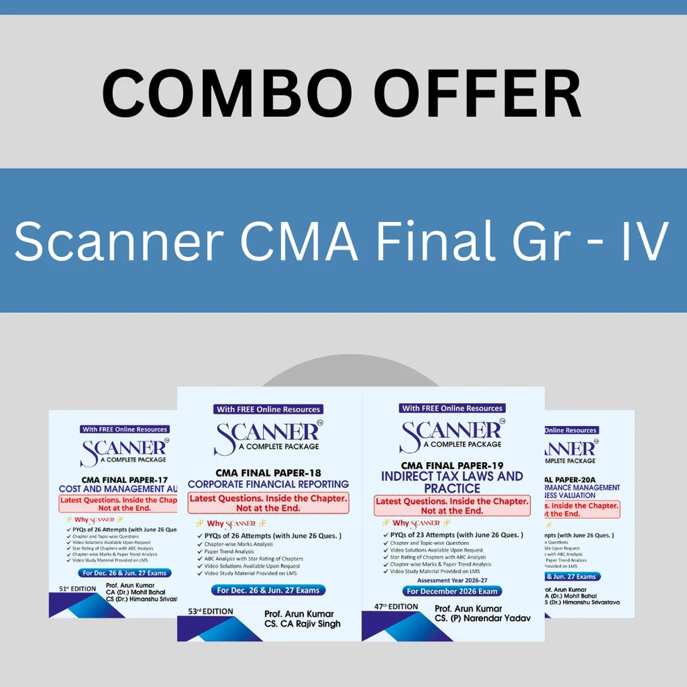 Shuchita Scanner Combo CMA Final Group 4 Paper (17 to 20A) Green Edition
