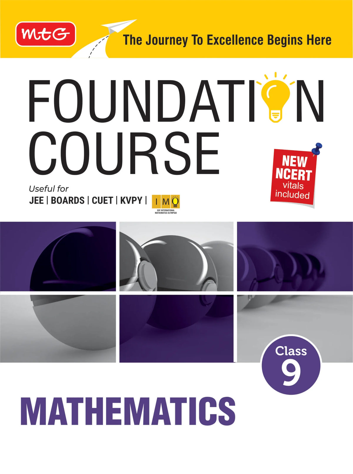 Foundation Course Mathematics Book for Class 9 by MTG Learning