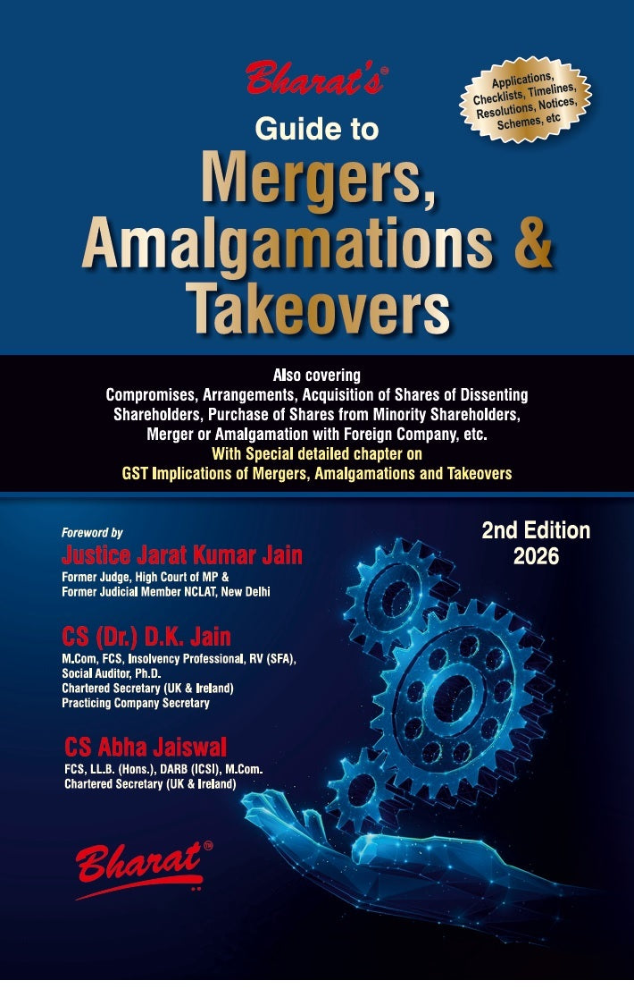 Guide to Mergers, Amalgamations & Takeovers - Book By Bharat Law House