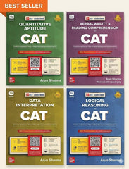 McGraw Hill's CAT Exam QA + Verbal + DI + LR - Combo (Set of 4) - All Courseware Books By Arun Sharma & Meenakshi Upadhyay