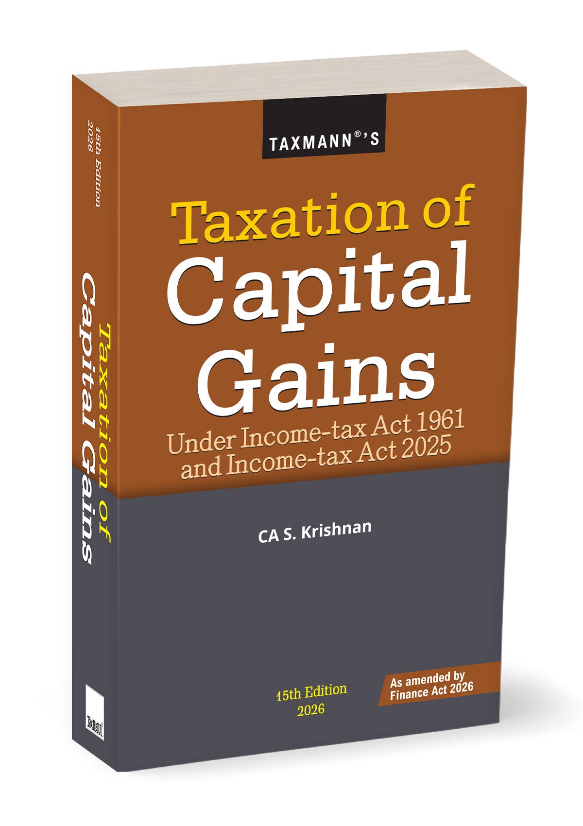 Taxmann's Taxation of Capital Gains book by S. Krishnan