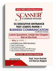 CSEET Paper 1 (Business Communication) Scanner - Book By Shuchita Prakashan