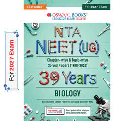 NEET (UG) Biology Chapter-wise & Topic-wise Questions-Fully Solved Papers - Book By Oswaal Books