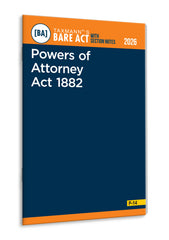Powers of Attorney Act 1882 (Bare Act with Section Notes) - Book By Taxmann