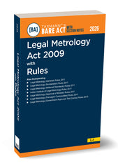 Taxmann's Legal Metrology Act 2009 with Rules – Bare Act with Section Notes