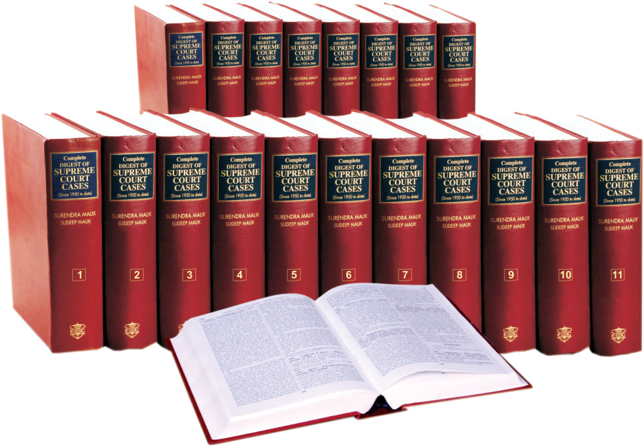 Complete Digest of Supreme Court Cases (Volume 1 to 58 - In 60 Volumes) - Books By EBC