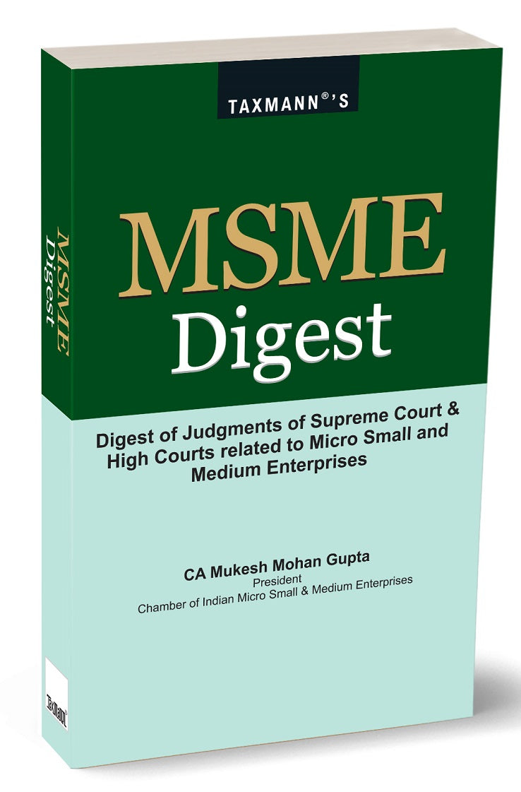 MSME Digest By Taxmann