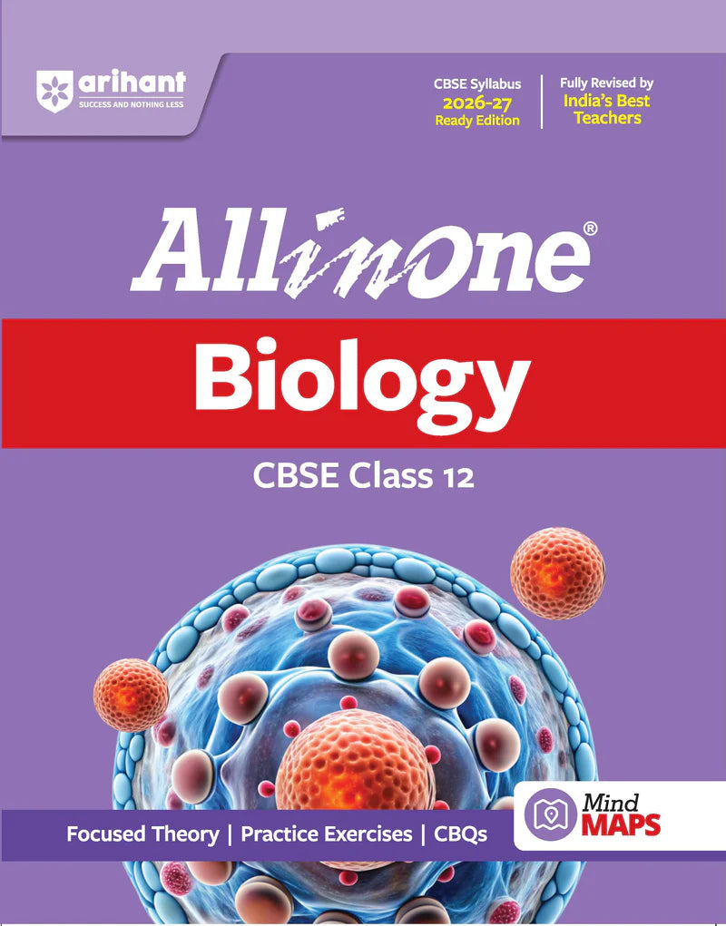 All in One Biology Class 12 for CBSE Exam - Book By Arihant Publication