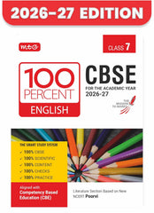 100 Percent NCERT & CBSE English Class 7  - Book By MTG Learning