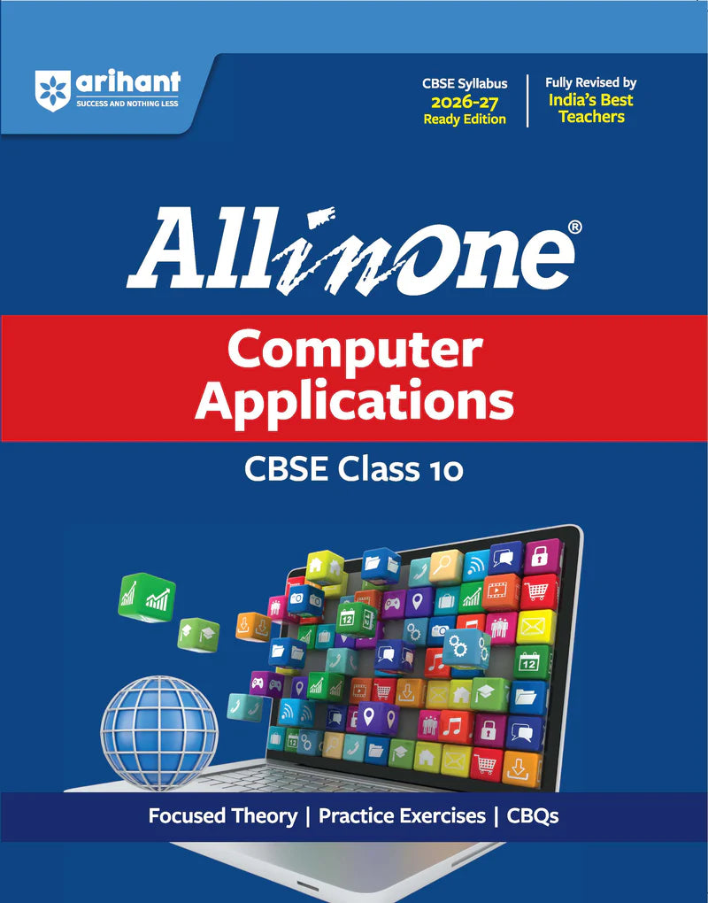 All in One Computer Applications Class 10 for CBSE Exam - Book By Arihant Publication