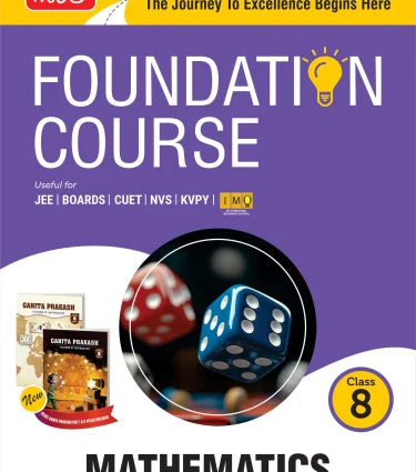 Foundation Course Mathematics Book for Class 8 by MTG Learning