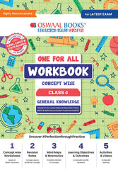 One For All General Knowledge Workbook Concept Wise for Class 4 by Oswaal Books