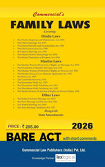 Commercial’s Family Laws Bare Act (With Short Comments) Book