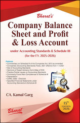 Bharat’s Company Balance Sheet and Profit & Loss Account By CA. Kamal Garg