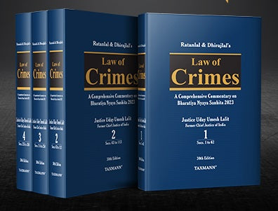 Taxmann's Ratanlal & Dhirajlal's Law of Crimes By Uday Umesh Lalit