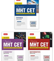 Objective MHT CET Physics, Chemistry and Mathematics Combo for Engineering and Pharmacy Entrance Exam 2026 By MTG Learning