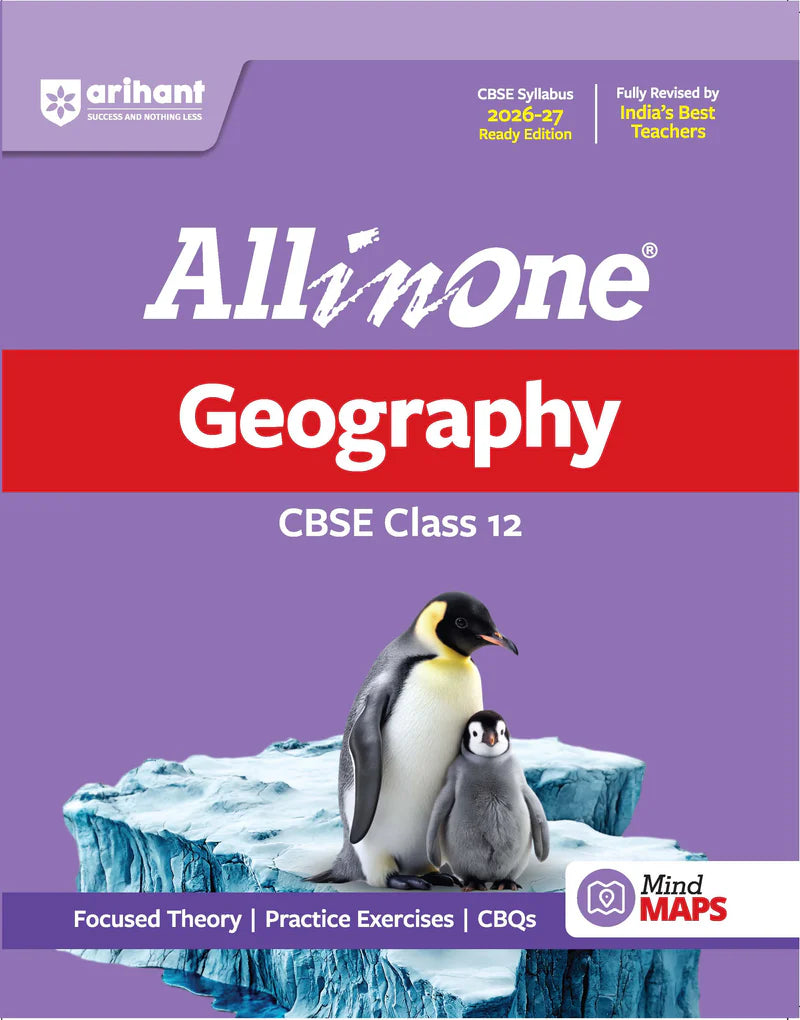 All in One Geography Class 12 for CBSE Exam - Book By Arihant Publication
