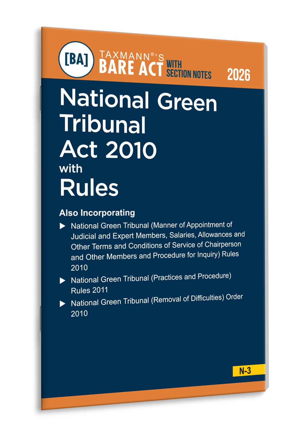 Taxmann's National Green Tribunal Act 2010 with Rules – Bare Act with Section Notes