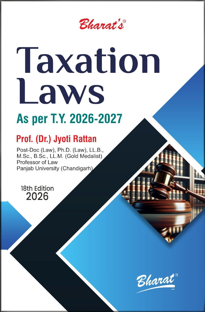 Bharat's Taxation Laws - Book By Dr. Jyoti Rattan