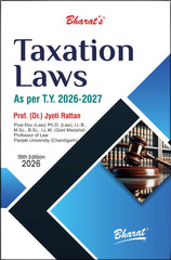 Bharat's Taxation Laws - Book By Dr. Jyoti Rattan