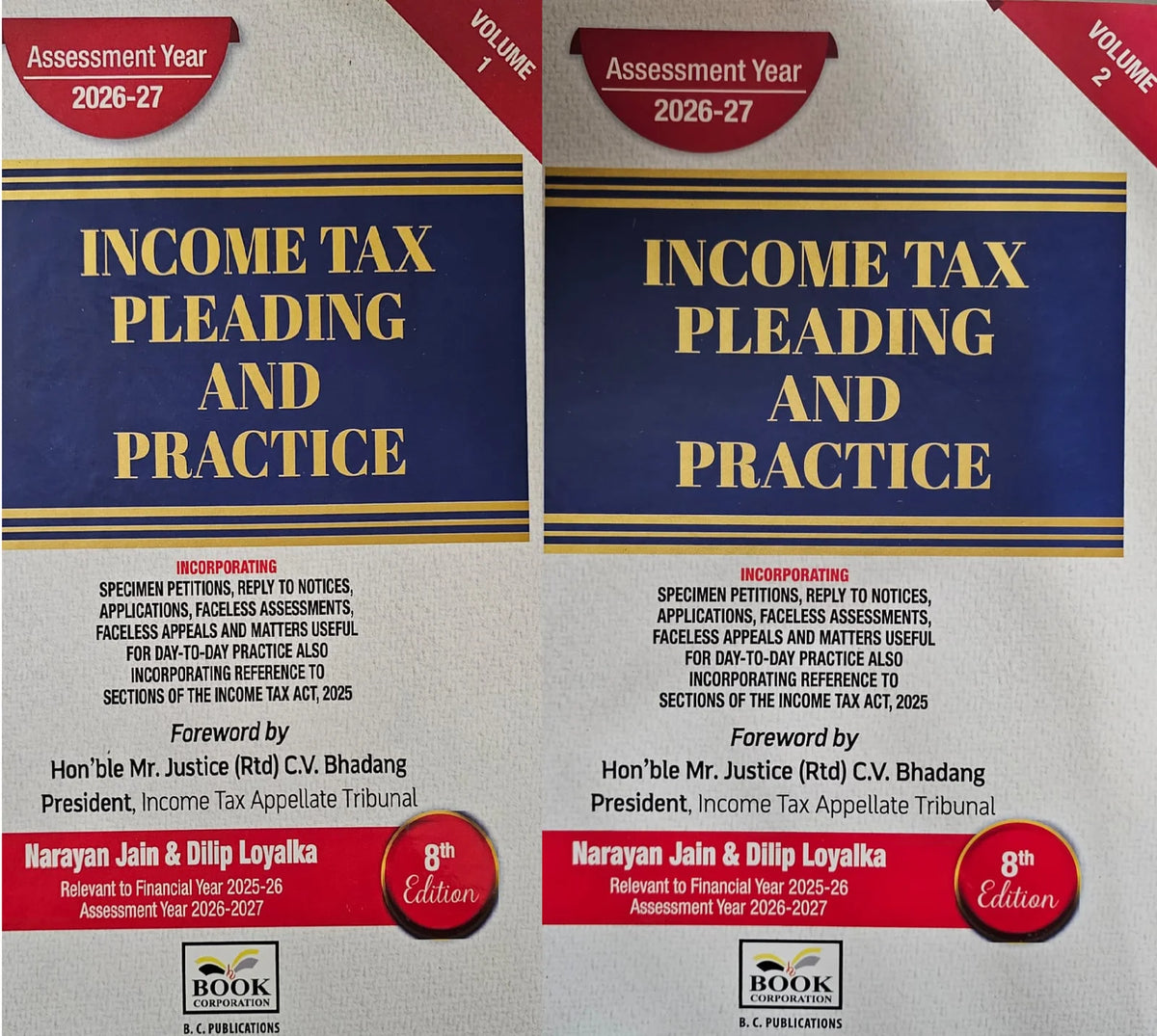 Book Corporation’s Income Tax Pleadings and Practice (Set of 2 Volumes) - Books by Narayan Jain & Dilip Loyalka