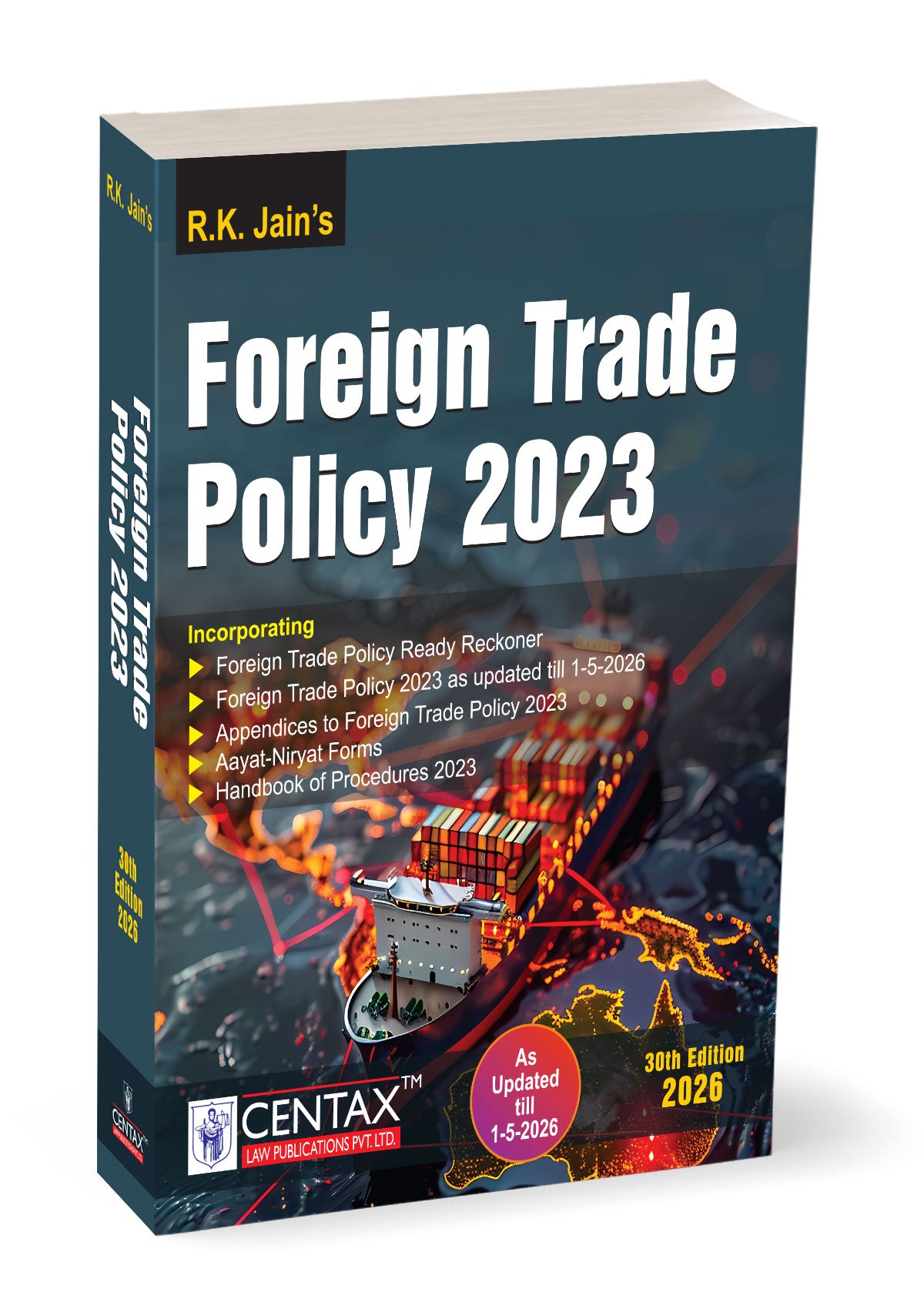 R.K. Jain's Foreign Trade Policy 2023 By Centax Publications