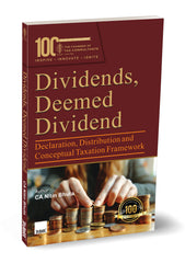 Taxmann's Dividends, Deemed Dividend (Declaration, Distribution and Conceptual Taxation Framework) - Book By Nitin Bhuta