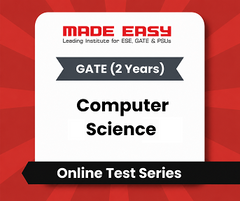 GATE 2 Years Computer Science - Online Test Series By Made Easy