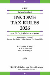 Jain & Motlani’s Income Tax Rules 2026 (Pocket Edition) - Book By Legal Book House