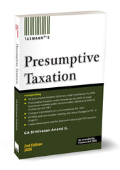 Taxmann's Presumptive Taxation By Srinivasan Anand G