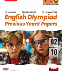 IEO Class-8 Olympiad Previous Years Papers (PYP) English with Sample OMR Sheet - Book By MTG Learning