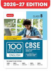 100 Percent NCERT & CBSE English Language & Literature Class 8  - Book By MTG Learning