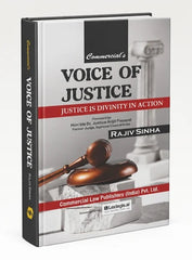 Commercial's Voice of Justice - Book By Rajiv Sinha