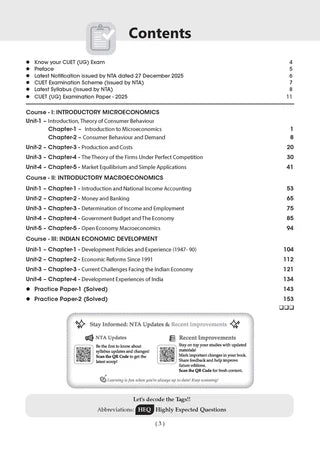NTA CUET (UG) Question Bank - Economics Book By Oswaal Books