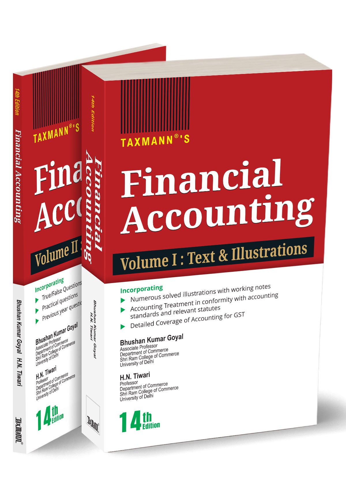 Taxmann's Financial Accounting (Volume I and Volume II) - Books by Bhushan Kumar Goyal and H.N. Tiwari - BuyTestSeries.in