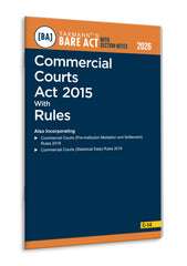 Commercial Courts Act 2015 with Rules (Bare Act with Section Notes) - Book By Taxmann