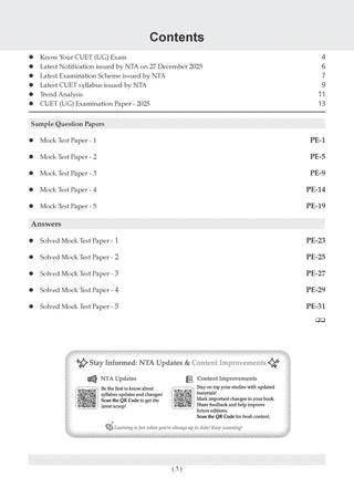 NTA CUET (UG) Mock Test Papers - Physical Education By Oswaal Books