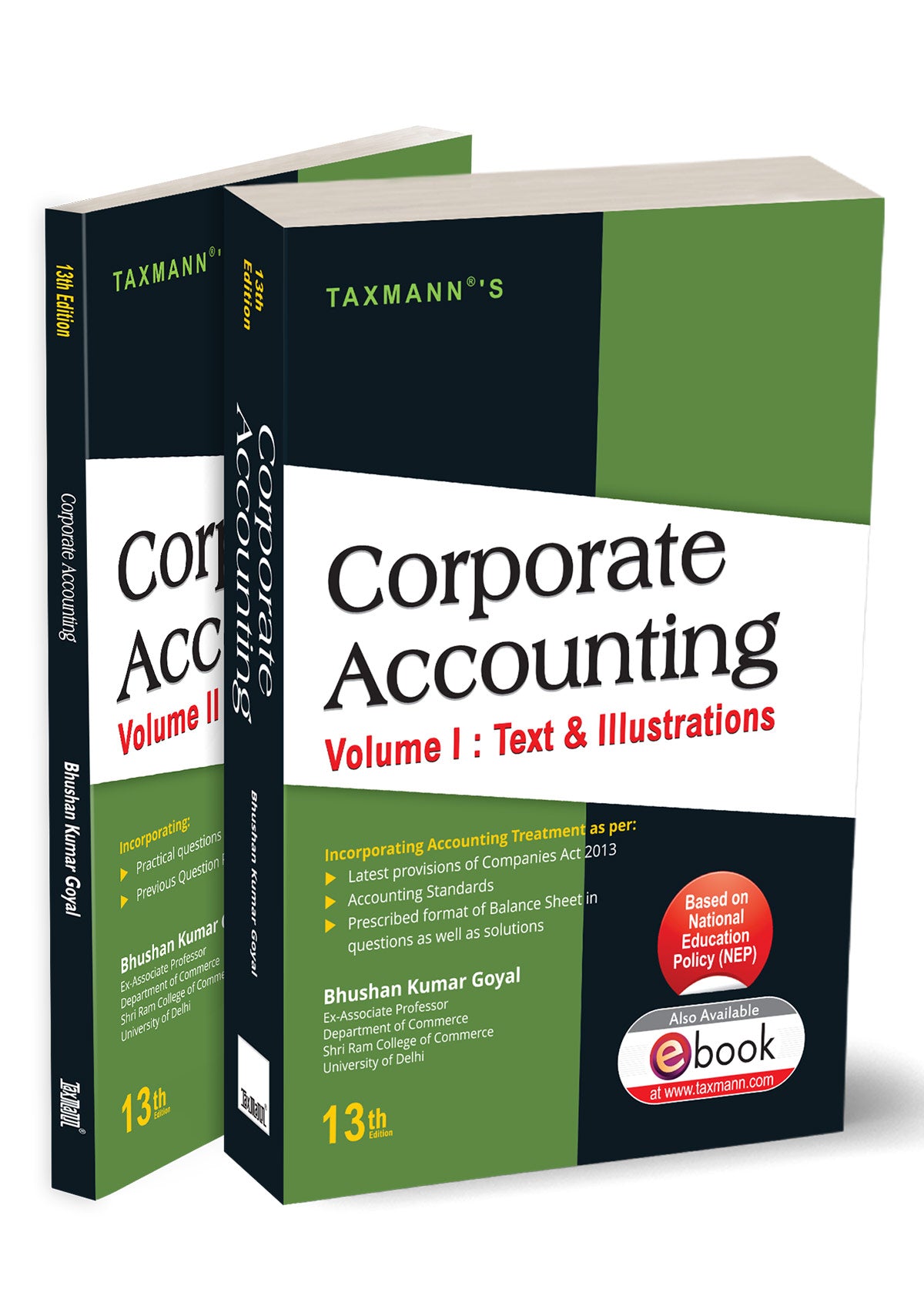 Corporate Accounting (Set of 2 Volumes) - Books by Taxmann