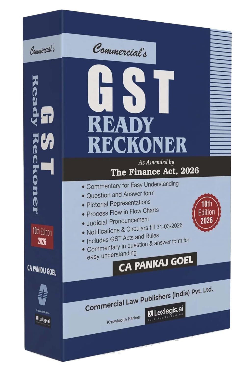 Commercial's GST Ready Reckoner Book by CA Pankaj Goel