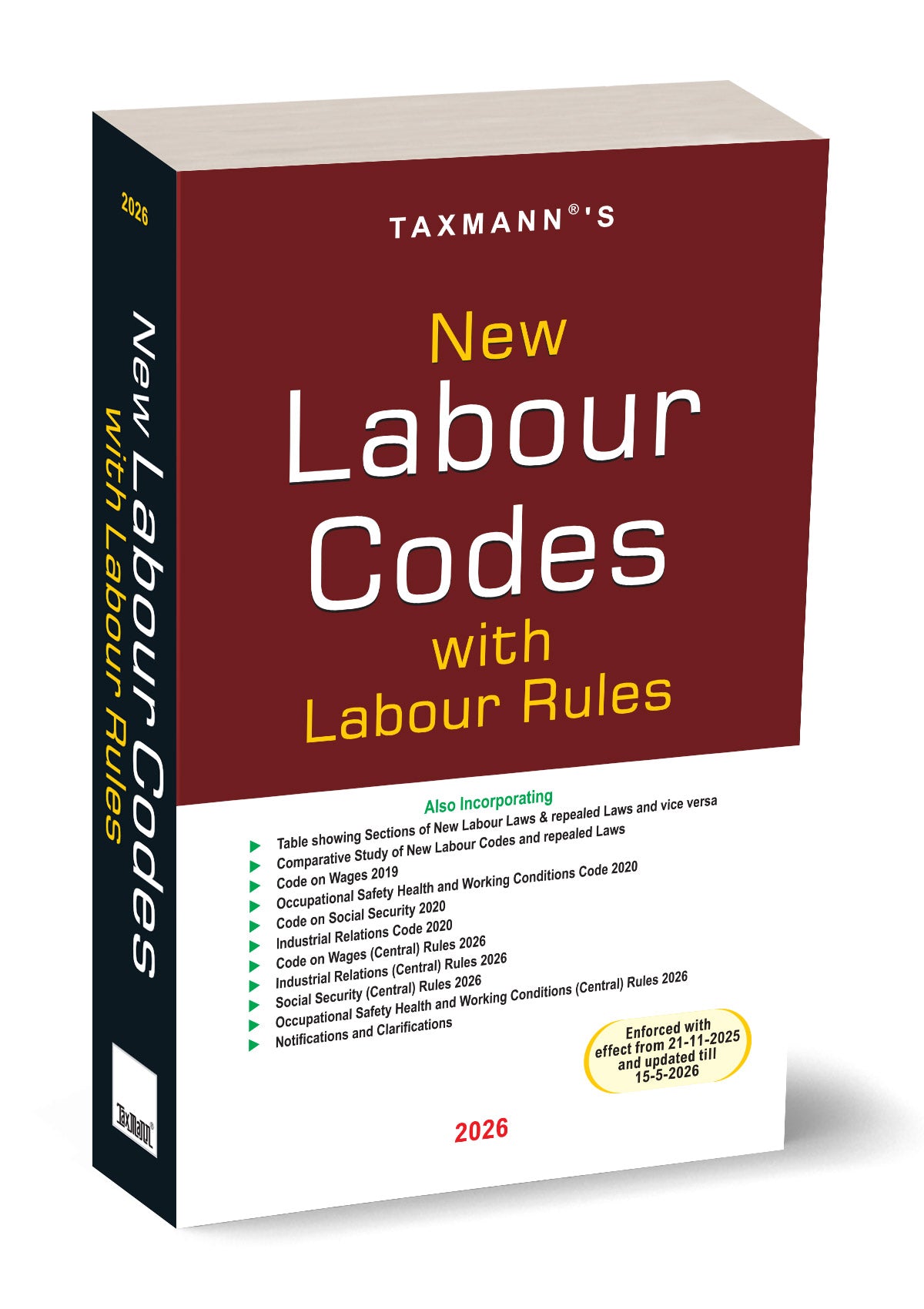 New Labour Codes with Labour Rules - Book By Taxmann