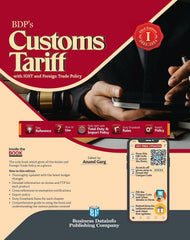 CUSTOMS TARIFF (with IGST and FOREIGN TRADE POLICY 2023-24) - Book By BDP