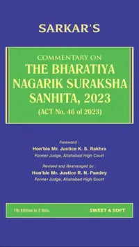 Sweet & Soft and Sarkar’s Commentary on The Bharatiya Nagarik Suraksha Sanhita, 2023 Books (Set of 2 Volumes) by Justice R.N. Pandey