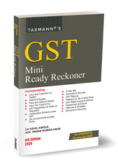 Taxmann's GST Mini Ready Reckoner book by Akhil Singla,Pavan Kumar Gaur